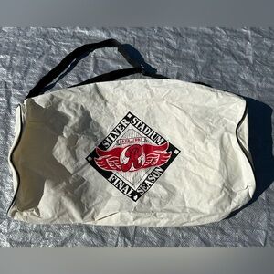 Vintage 1995 ROCHESTER RED WINGS MiLB SILVER STADIUM Final Season Duffle Bag